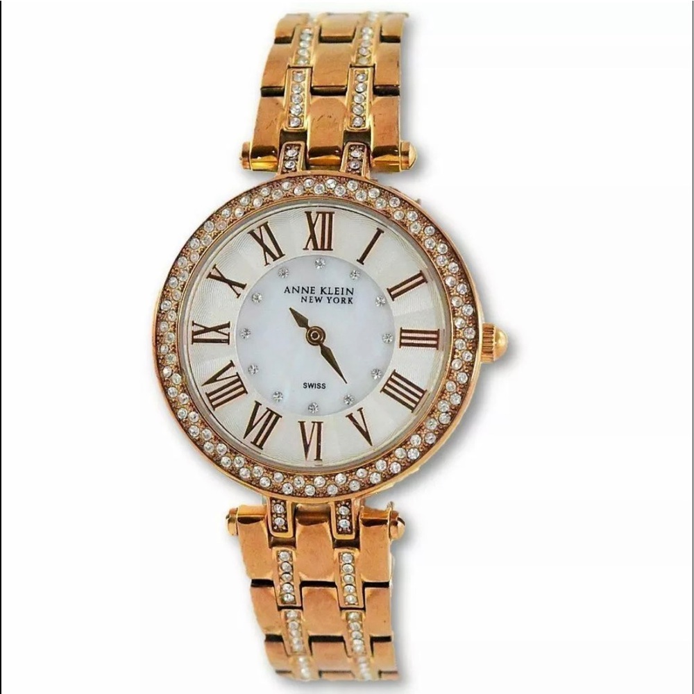 ANNE KLEIN WOMEN WATCHES WITH CRYSTALL, SWISS